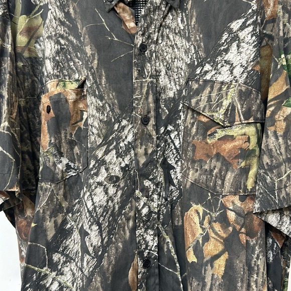 Oversize Outfitters Men’s Outdoor Hunting Button Down Short Sleeve Shirt Sixe 5X - Picture 2 of 5